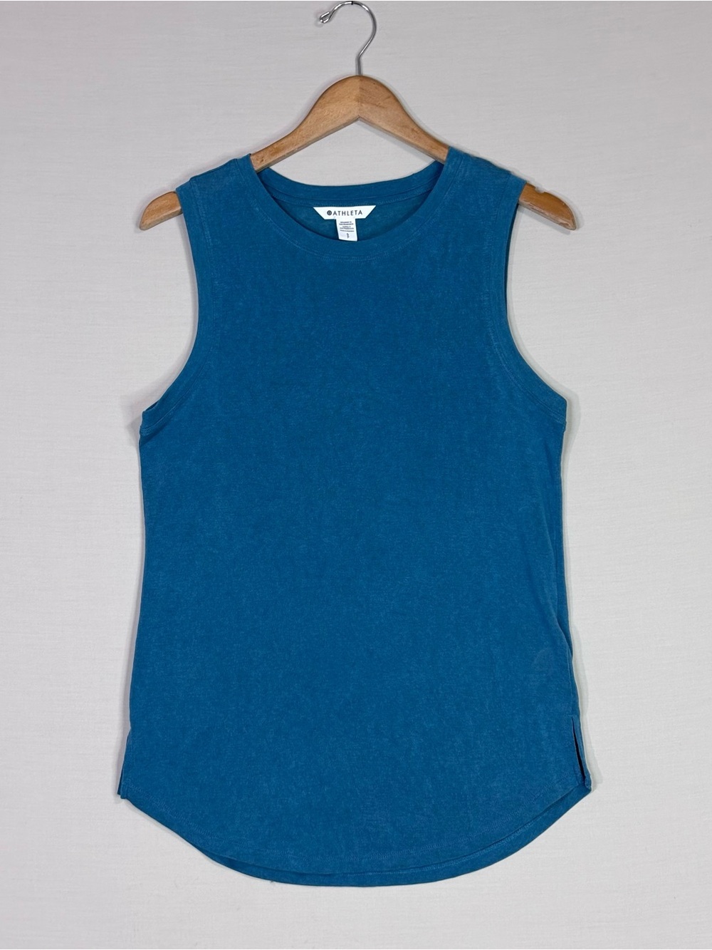 Athleta Breezy Tank Camisole Blue Modal Blend Sleeveless Luxe Essential
